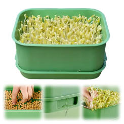 Sprouting Tray Box Vegetable Soilless Pea Bean Seedling Nursery Trays Hydroponics Sprout Plate Seed Sprouter Garden Tools