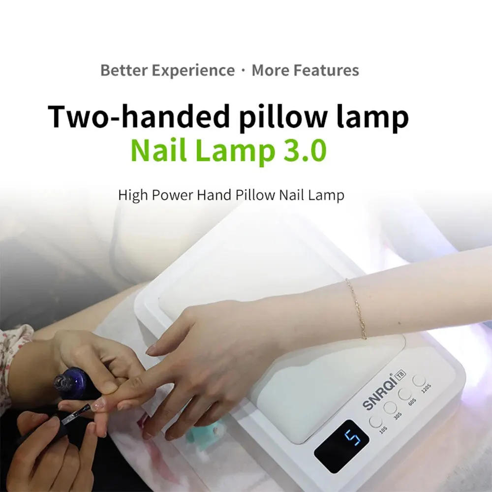 Description Picture 5 of itemNail Lamp With Hand Pillow 72W Nail Dryers Gel Lamp for Curing All Gel Nail Polish 60Pcs Beads UV LED Nail Lamp for Nail UV Art