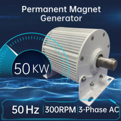 Low Speed 50KW 40KW 30KW 24V 48V 220V 380v Gearless Permanent Magnet Generator AC Alternators Use For Wind Turbine Water Turbine