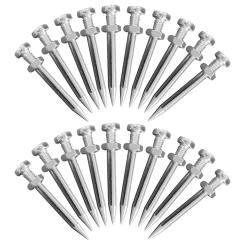 20 Pcs Aerator Shoe Accessories Lawn Soil Stake Inflatable Shoes Peg Nails Garden