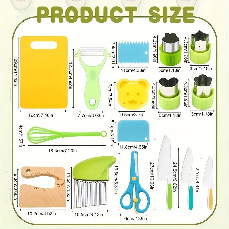 Description Picture 4 of itemKitchen knife set Plastic fruit knife cutting board Potato wave bread knife riding plane