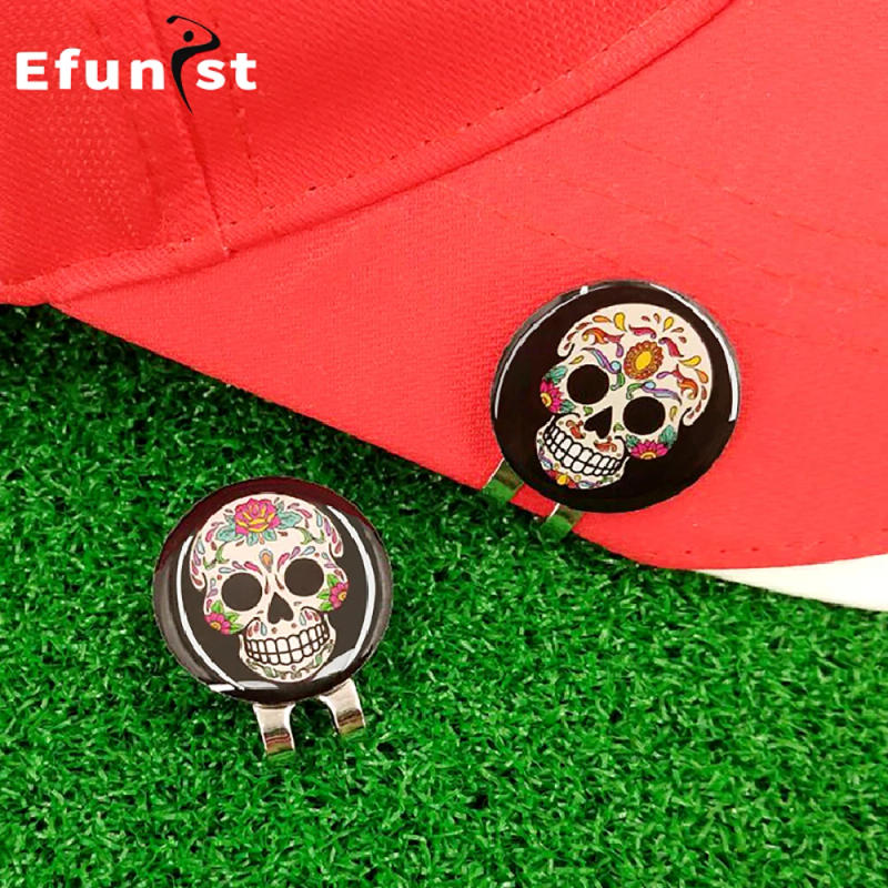 Description Picture 4 of itemGolf Ball Marker Alloy Mix Various Styles Men Women Golf Hat Clip Golf Cap Clips Mark Golf Supplies Accessories Drop Ship