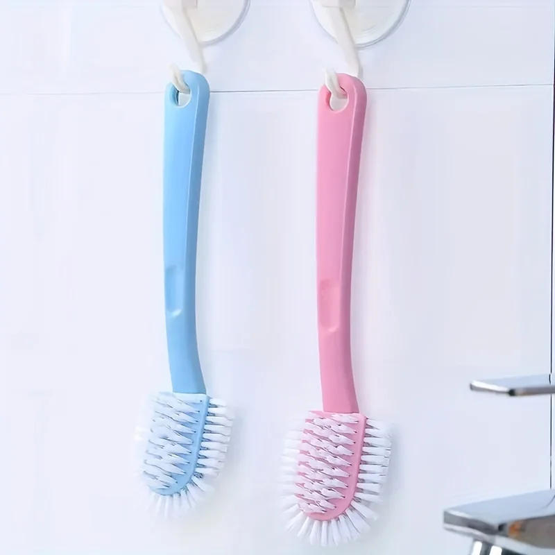 Description Picture 3 of item1PC Multifunctional Long-handled Shoe Brush - Five-sided Shoe Washing Brush Long handled cleaning brush