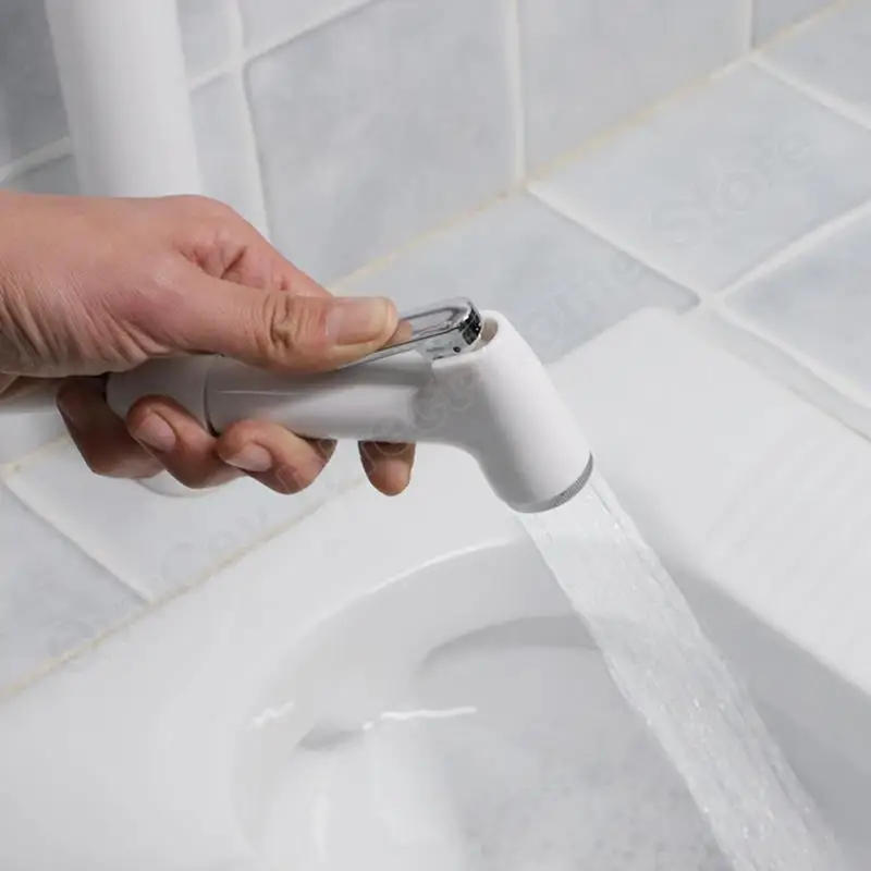 Description Picture 6 of itemmuslim Toilet tank holder Bidet Spray shower head Bathroom faucet ABS Sprayer self Cleaner Valve set u