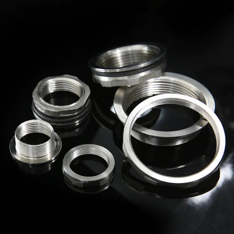 Description Picture 2 of item3/4”1"1.2"1.5"2 Inch Stainless Steel Pipe Fitting Water Tank Hole Drainer Connector Water Bucket Water Tower Joint