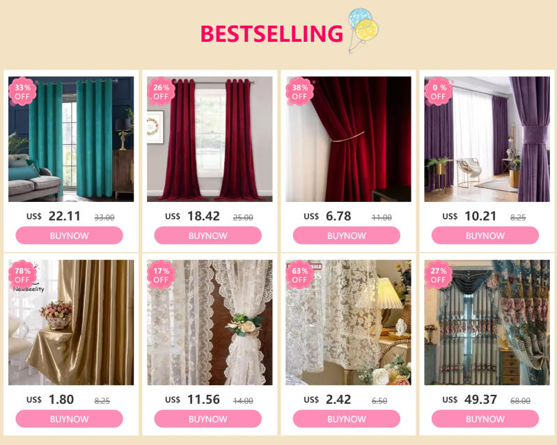 Description Picture 2 of itemAmerican Style Retro Beautiful Romantic Coffee Semi Short Embroidered Long Curtain for Kitchen Door Curtain Window Decor Valance