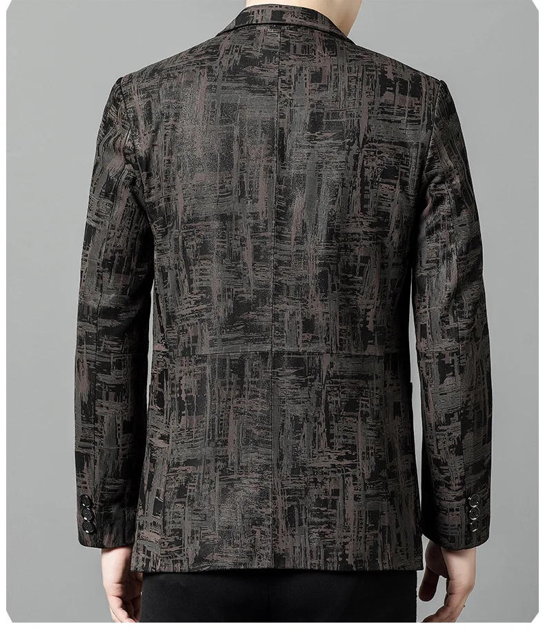 Description Picture 6 of item2024 Haining New Genuine Leather Coat Men's Suit Collar Leather Jacket Sheepskin Coat Fashion Men's Short Top