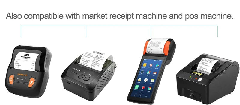 Description Picture 3 of item57x25mm Mini Printer Paper Thermal Label Sticker Color Photo White Self-Adhesive Paper For Mini Portable Pocket Mobile Printer