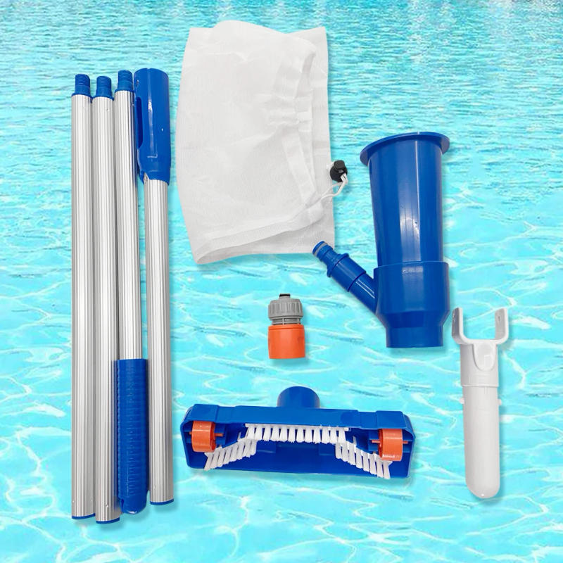 Description Picture 4 of itemSwimming Pool Vacuum Cleaner Cleaning Disinfect Tool Set Suction Head Clean Pool Bottoms Net Filter Outdoor Pool Vacuum Cleaner