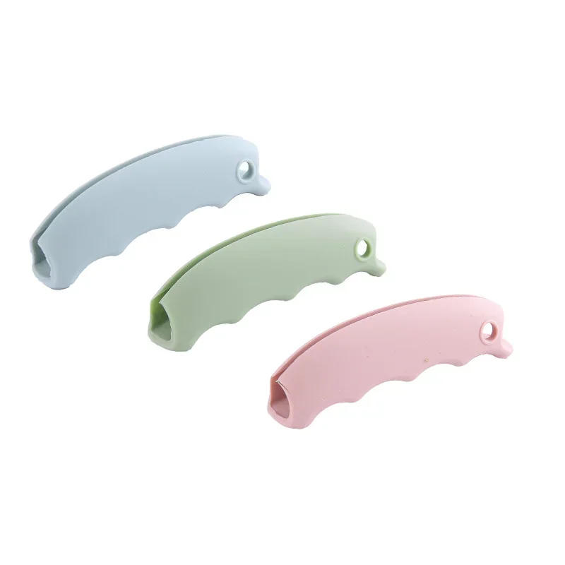 Description Picture 4 of item1pcs Comfortable Portable Silicone Mention Hook for Shopping Bag To Protect Hands Trip Grocery Bag Holder Clips Handle Carrier