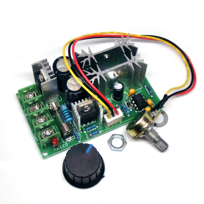 Description Picture 2 of itemDC10-60V DC motor speed regulator 12V 24V 36V 48V High power drive module PWM Motor speed controller 20A current regulator