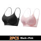 2PCS Black Pink