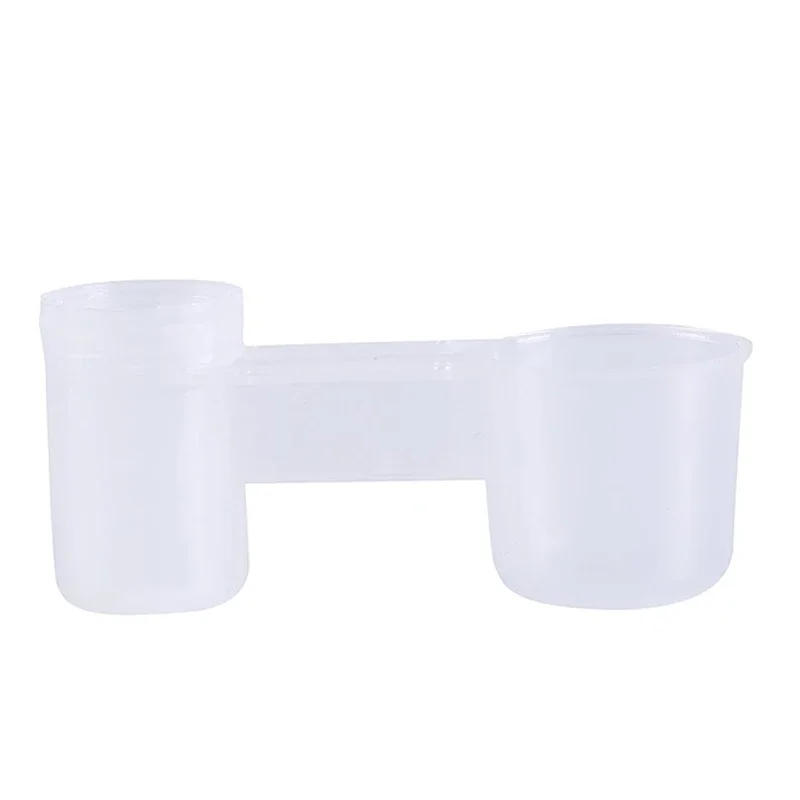 Description Picture 3 of itemPlastic Pet Bird Drinker Feeder Water Bottle Cup Cat Chicken Pigeon Parrot Hamster Double Nozzle Water Guide For Family Garden