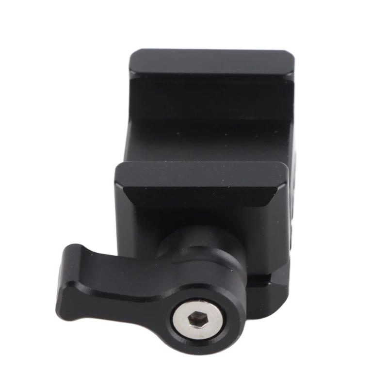 Description Picture 6 of itemNATO Clamp Quick Release NATO Lock Clamp with 1/4 Inch 3/8 Inch Thread Cold Shoe Mount Camera Cage Expansion Accessories