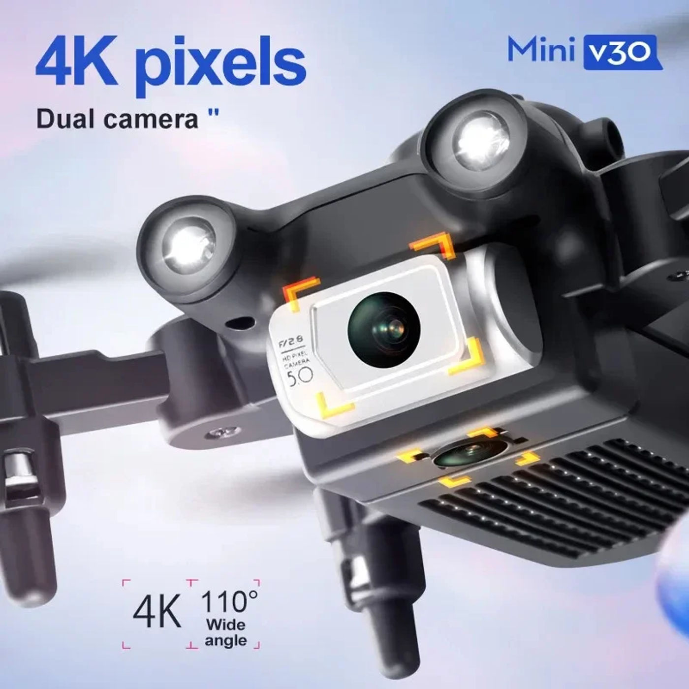Description Picture 6 of itemXIAOMI 4DRC V30 Mini Drone with Camera HD 4K 1080P FPV RC Drones Profesional Five-sided Obstacle Avoidance Helicopter Drone Toy