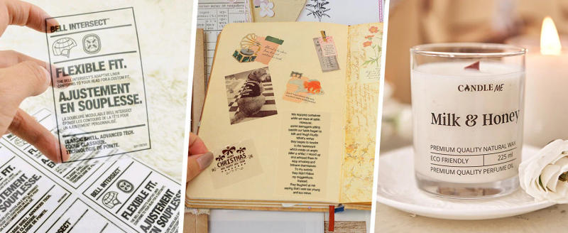 Description Picture 5 of itemTransparent Adhesive Thermal Sticker Paper for M02/T02/M02 Sticker Photo Printer and 57mm Width Print Mini Pocket Printer Camera