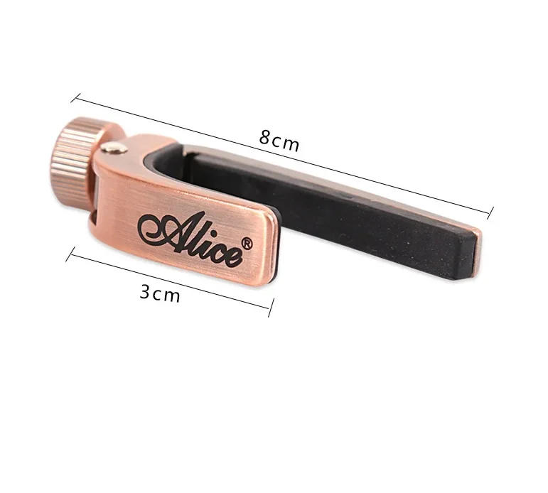 Description Picture 2 of itemGuitar Capos Electric Acoustic Guitar Capo Bass Violin Ukulele Capotraste Single-handed Tune Clamp Trigger 3 Colors Metal Capo