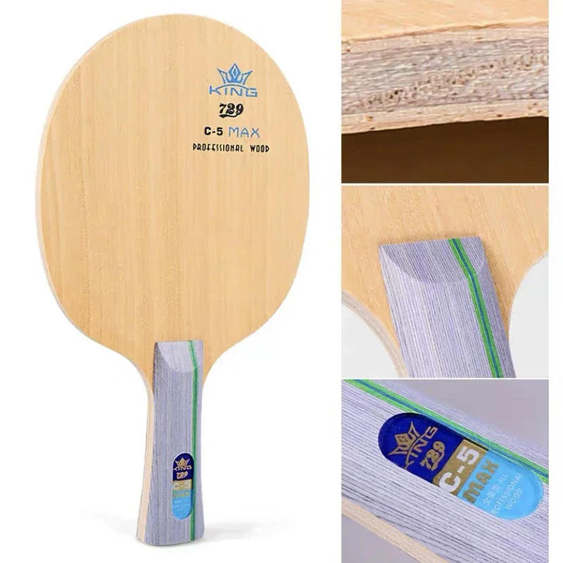 Description Picture 2 of itemFriendship 729 C-5 MAX Table Tennis Racket Blade 5 Plys Pure Wood 729 Friendship C5 Ping Pong Paddle Blade for Beginner Training