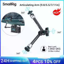 SmallRig 9.5 inch Articulating Rosette Arm W 1/4" Threaded Universal Magic Arm For DSLR Camera / Cage / Monitor LED Light 2066B