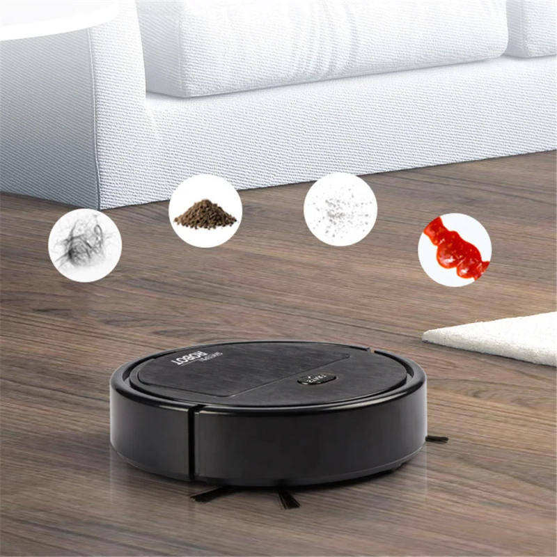 Description Picture 2 of itemNew Sweeping Robot Vacuum Cleaner Mopping 3 In 1 Smart Wireless 1500Pa Dragging Cleaning Sweep Floor For Home Office Clean