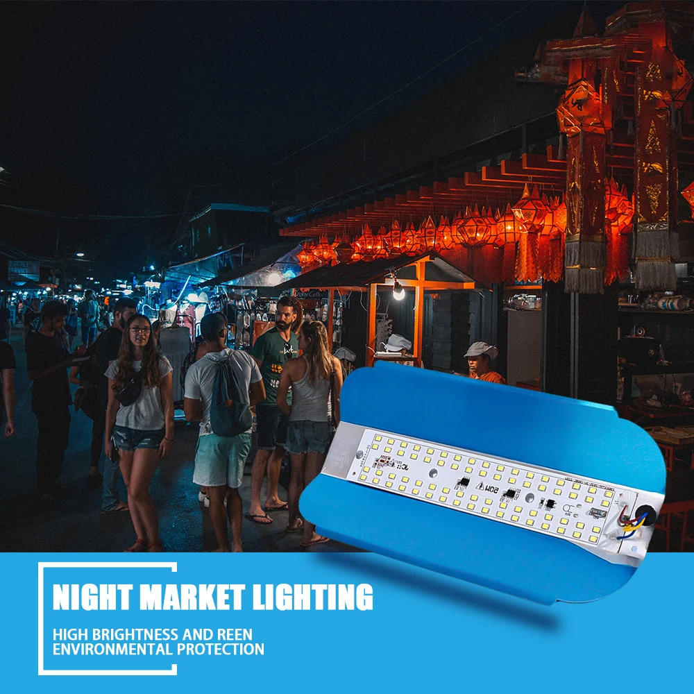 Description Picture 4 of item2/1Pcs Led Flood Light 50W Outdoor Waterproof IP65 Led Spotlight Street Light Garden Wall Lamp For Landscape Yard Decor Lighting