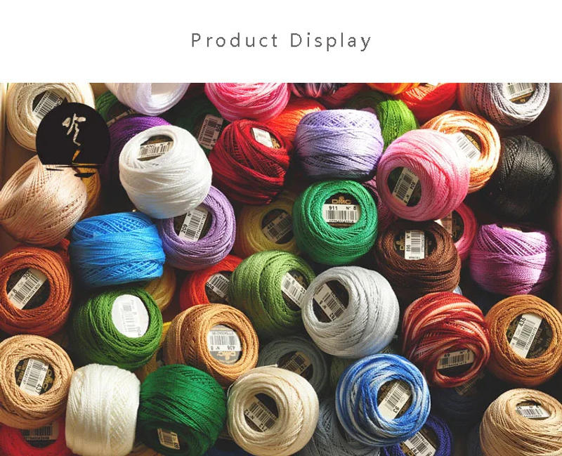 Description Picture 2 of itemOriginal DMC Threads Cross Stitch DMC Embroidery Thread Mouline Thread Floss Cotton Thread For Hook Sewing Thread Crochet Line
