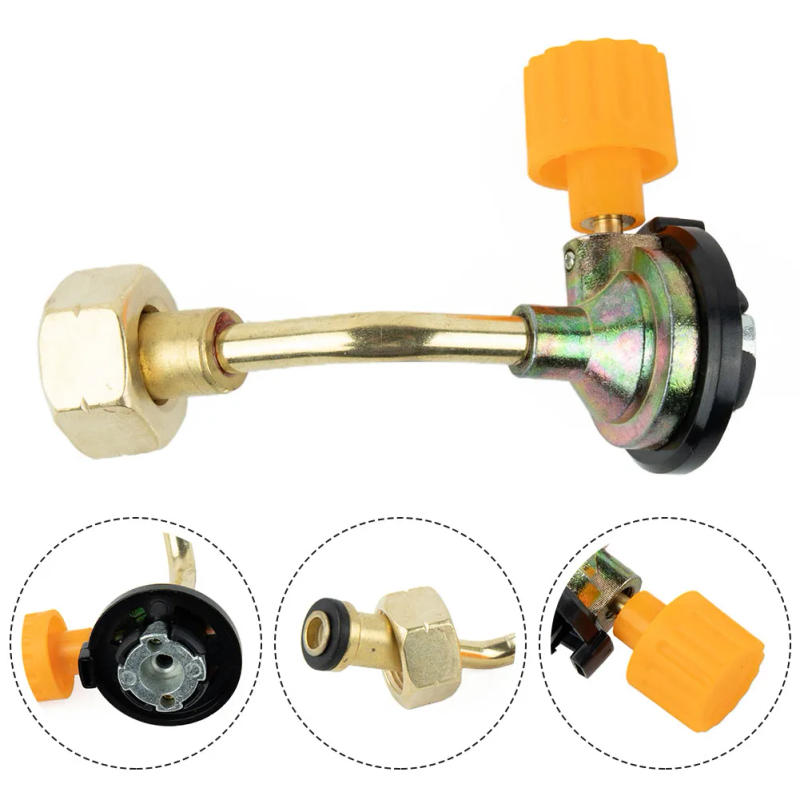 Description Picture 4 of itemOutdoor Camping Stove Gas Adapter Survival Supplies Equipment Filling Cylinder Butane Propane Refill Camping Cooking Supplies