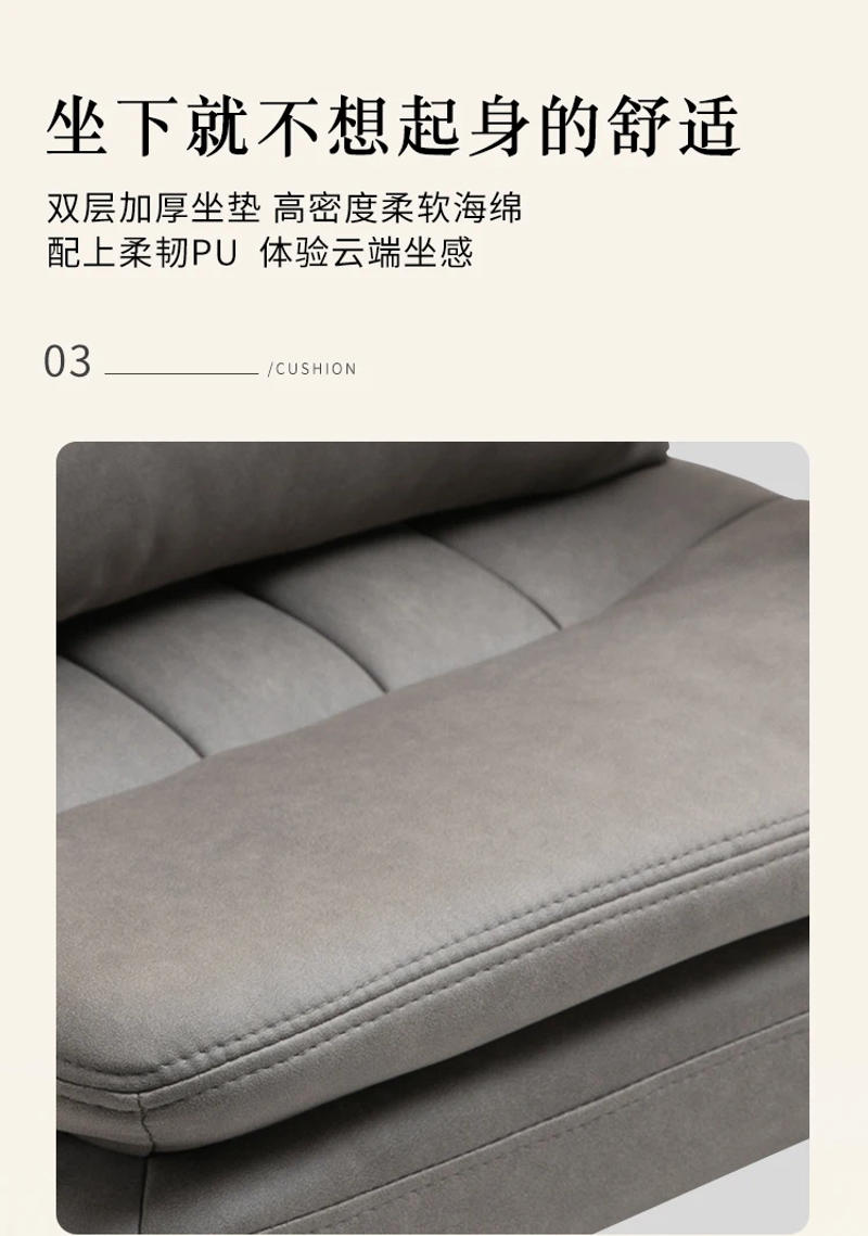 Description Picture 6 of itemLuxury Ergonomic Office Chair Leather Makeup Armrest Mobiles Gaming Swivel Arm Chair Desk Sillas De Oficina Modern Furniture