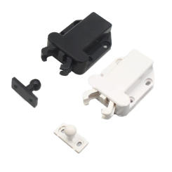 652F Cabinet Rebound Door Lock Keyless Door for Latch Cupboard Door Push for Latch Suitable for Furniture Doors Without Handl
