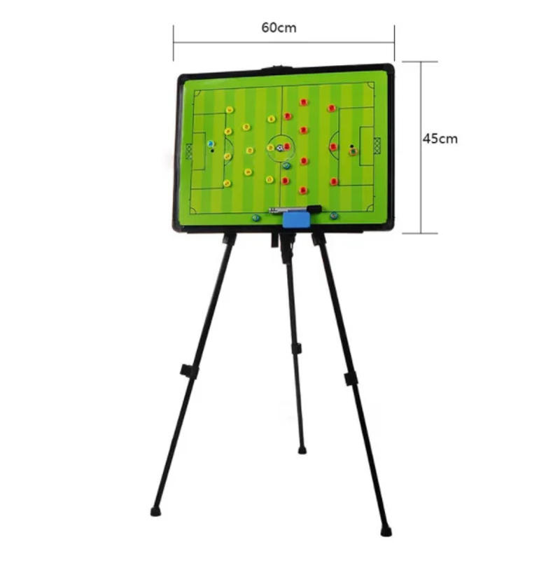 Description Picture 3 of itemFootball Basketball Tactical Board Bracket Magnetic with Bag Erasable Pen Professional Ball Game Training Presentation Board