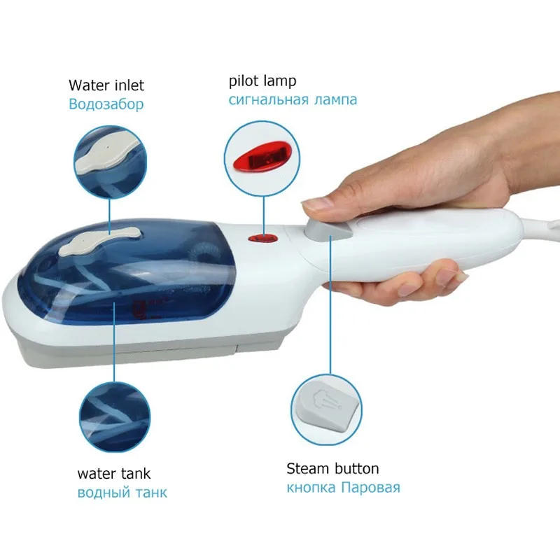 Description Picture 3 of item800w power household portable steaming ironer garment steamer facial steaming cleaner ironing clothes