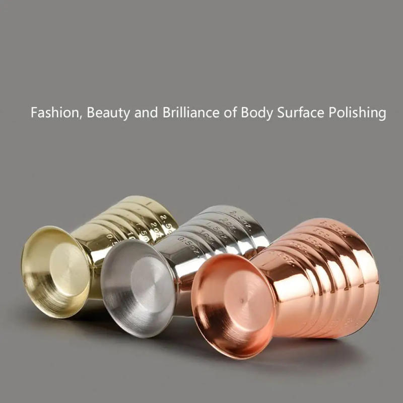 Description Picture 3 of itemMeasuring Shot Cup Ounce Jigger Bar Cocktail Drink Mixer Liquor Measuring Cup Measurer Milk Coffee Mug Stainless Steel