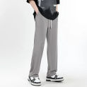 2024 Summer New Wide Leg Pants Fashionable Youth Neutral Trendy Solid Color Casual Pants Cargo Pants