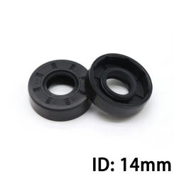 ID 14mm NBR Nitrile Rubber Shaft Oil Seal TC-14*22/24/25/26/27/28/30/35*5/6/7/8/10 Nitrile Double Lip Oil Seal