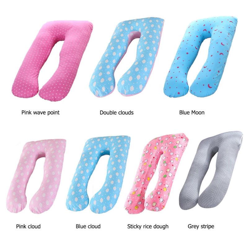 Description Picture 5 of itemU-shape Pregnant Pillowcase 130x70cm Large Cotton Cushion Cover Multifunction Maternity Pillow Case Bedding Relaxing Pillows