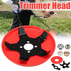 Weeder Plate Brush Cutter Blade Trimmer Head Metal Dual-Use Paddy Field Dry Land Garden Lawn Mower Grass Cutting Machine Tool