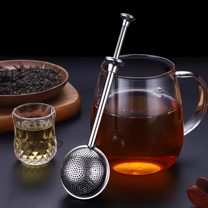 Description Picture 3 of itemTea Infuser Stainless Steel Tea Strainer Leaf Tea Filter Sieve Spice Ball Infuser Mesh Strainer Tea Brewing Kitchen Accessories