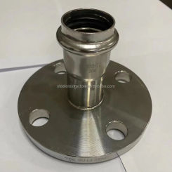 Stainless Steel M-profile Flange with press fittings coupling tube
