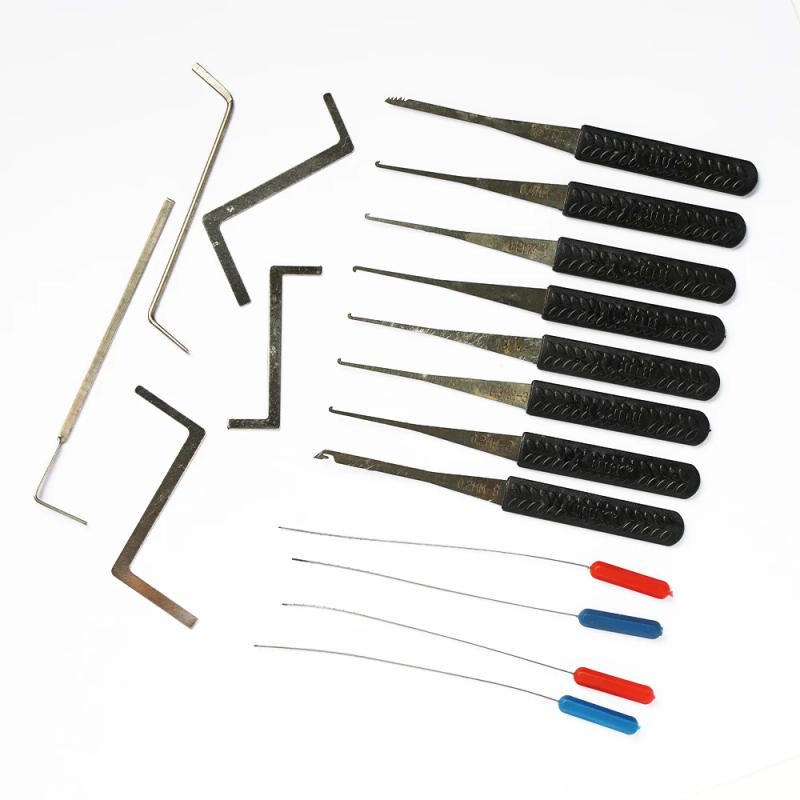 Description Picture 4 of item8piece Lock Pick Set Locksmith Supplies Broken Key Auto Extractor Remove Hooks Stainless Steel DIY Hand Tools Hardware