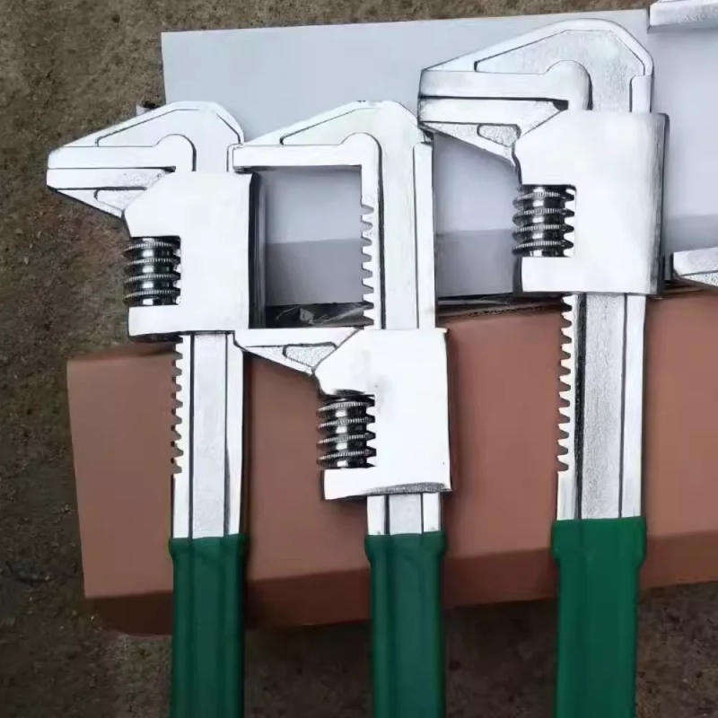 Description Picture 4 of itemAdjustable Pipe Wrench Key Large Mouth Plumbing Monkey Spanner Auto Sink Tube Wrenches Multifunctional F-Type