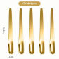 5pcs gold