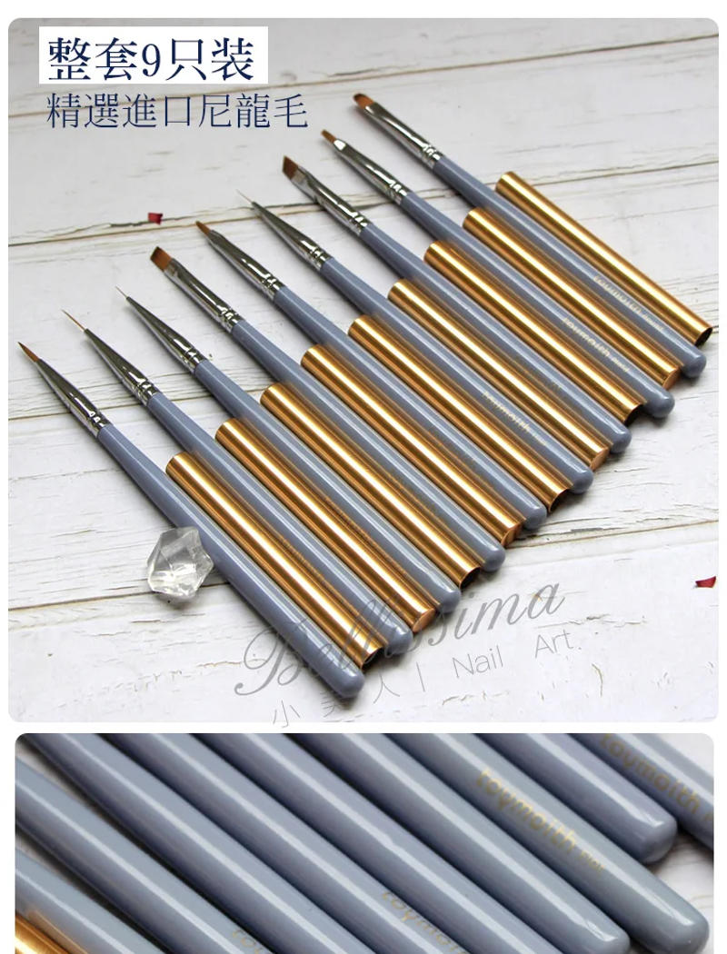 Description Picture 2 of itemNail Brushes painting flower string painted plaid Art Painting Brush Painting Tools Nail Art Tools Phototherapy Pen
