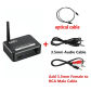 With RCA cable