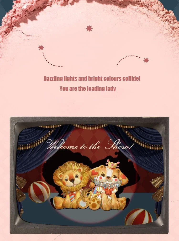 Description Picture 5 of itemFlower Knows Blush Makeup Flower Knowing Circus Blue Purple Gradient Blusher Matte Natural Glow Face Powder Blushes 5g/0.17OZ