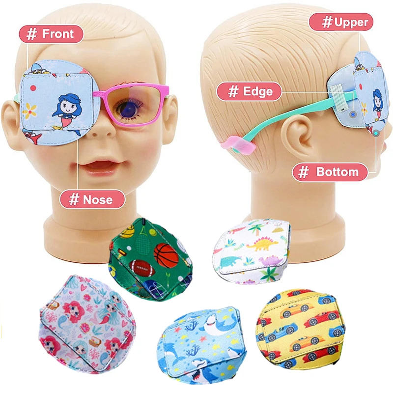 Description Picture 6 of item1Pcs Kids Strabismus Treatment Vision Care Children Health Care Kids Child Occlusion Medical Lazy Eye Patch Eyeshade