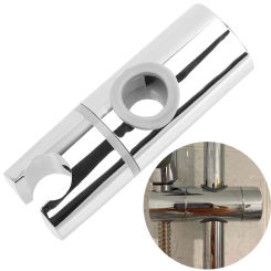 18-25mm Universal Shower Head Holder Bracket Shower Slide Rail Bar Holder Bathroom Accessories Adjustable Clamp ABS