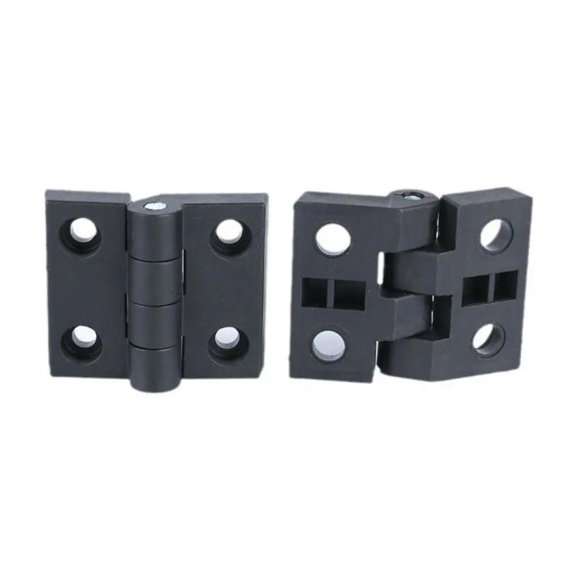 Description Picture 6 of itemProfessional ABS Plastic Plastic Door Hinge Hardware Durable Cabinet Door Hinge Wear-resistant Black Door Bearing For Furniture