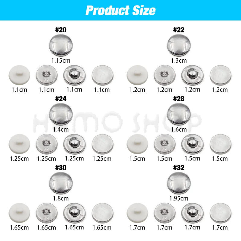 Description Picture 3 of item20L-60L Fabric Covered Button Mold Press Die Convenient Mould Tool Assembly For Round Bread Shape Button Fabric Accessories DIY