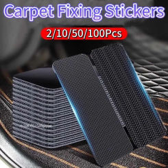 New Carpet Fixing Stickers Double Faced High Adhesive Car Carpet Fixed Patches Home Floor Foot Mats Anti Skid Grip Tapes