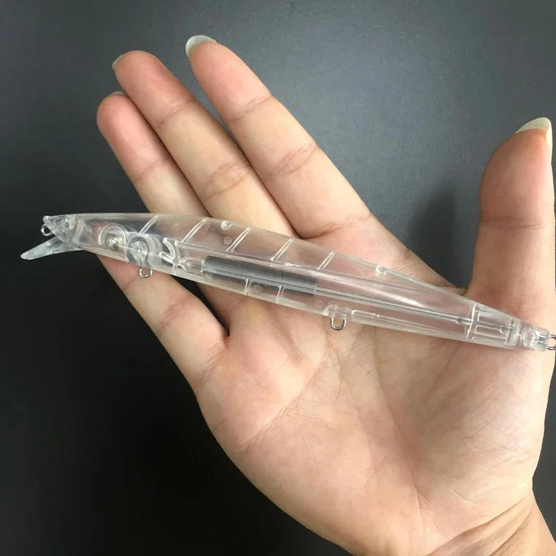 Description Picture 2 of item5Pcs Fishing Minnow Set Unpainted Blanks 145mm 22g Trout Bass Perch Wobbler Jerkbait Plastic Pesca Fishing Tackle Blank 9119